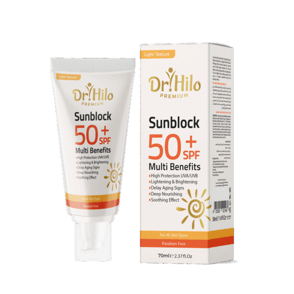 Premium Sunblock SPF50+ (Aqua) with Hyaluronic Acid