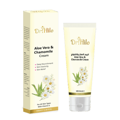 كريم مرطب للوجه والجسم كريم الصبار والبابونج مناسب لجميع أنواع البشرة