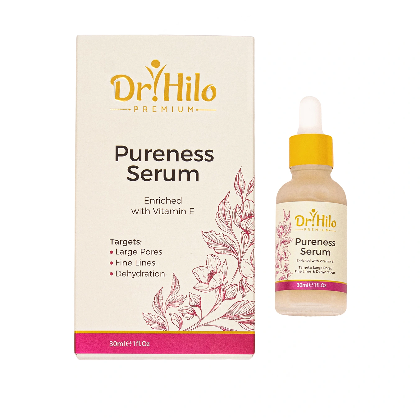 سيروم النقاء بلبان الذكر وفيتامين إي لتضييق المسامات وترطيب البشرة