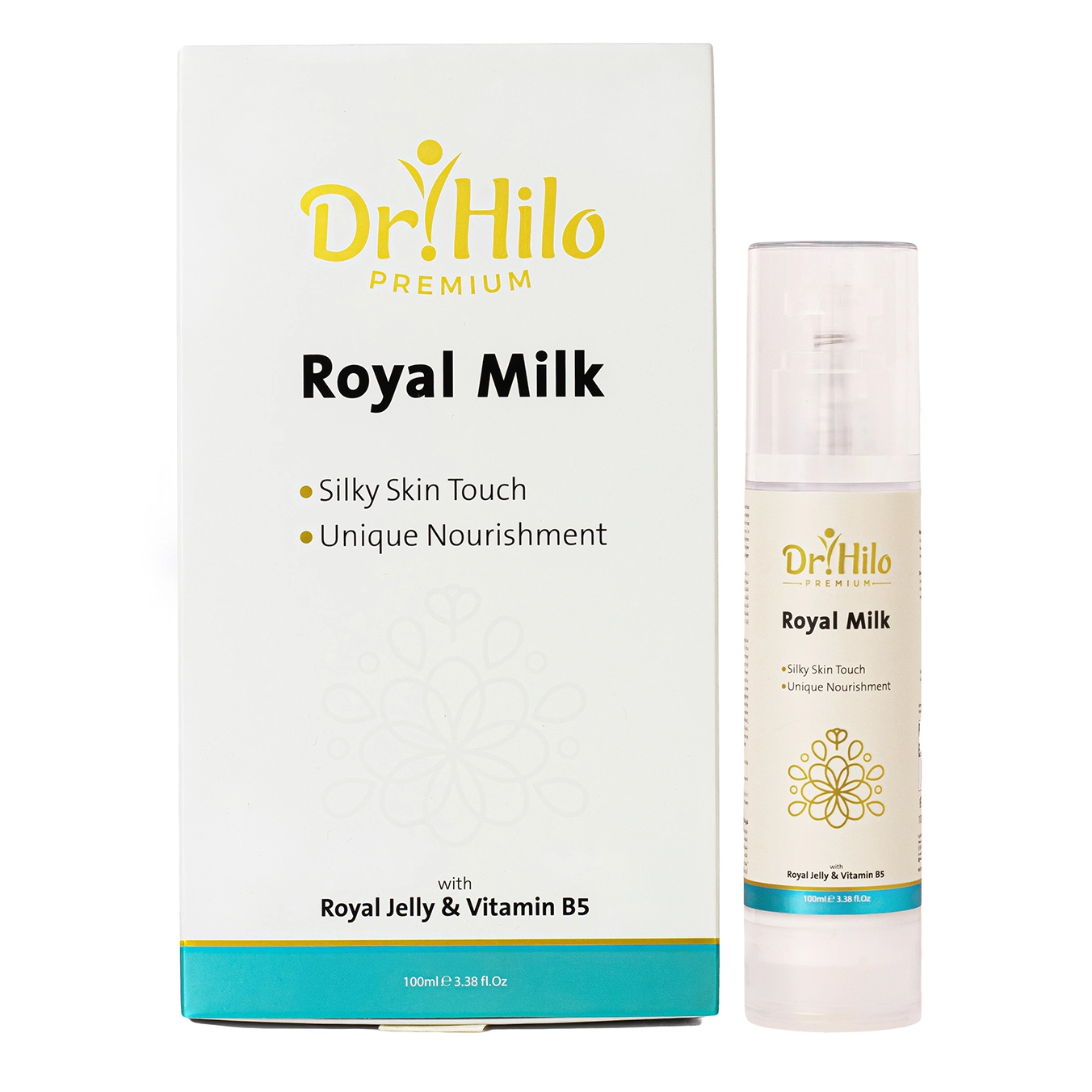 حليب البشرة مع غذاء الملكات وفيتامين بي 5 للبشرة الجافة والحساسة